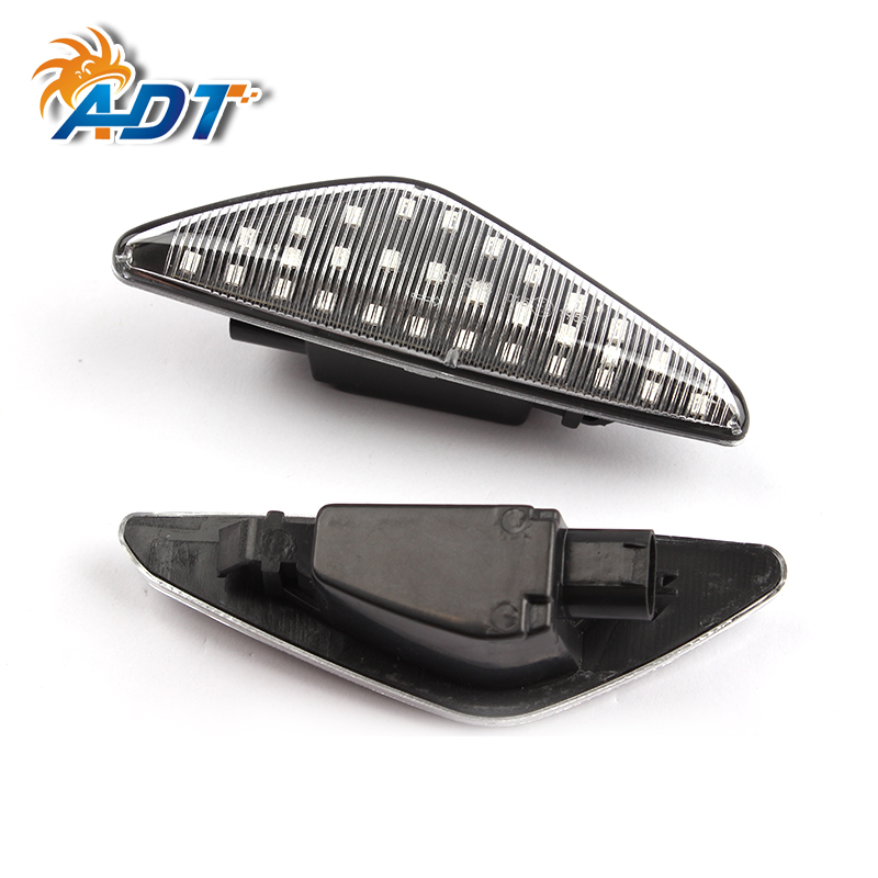  ADT Smoked Dynamic Flowing LED Side Marker Light For BMW X3 X5 X6 F25 E70 E71